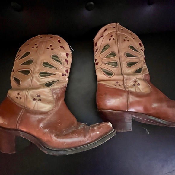 1950s Vintage cowboy boots - Picture 1 of 4